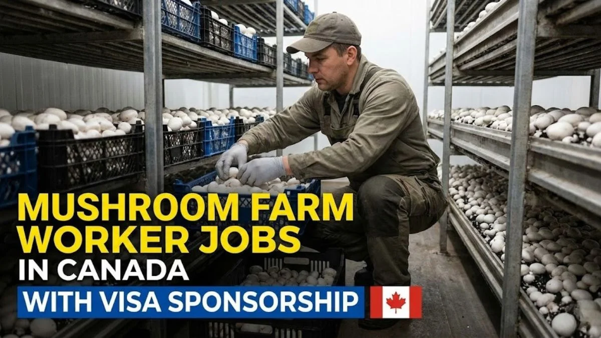 Mushroom Farm Worker Jobs in Canada With Visa Sponsorship