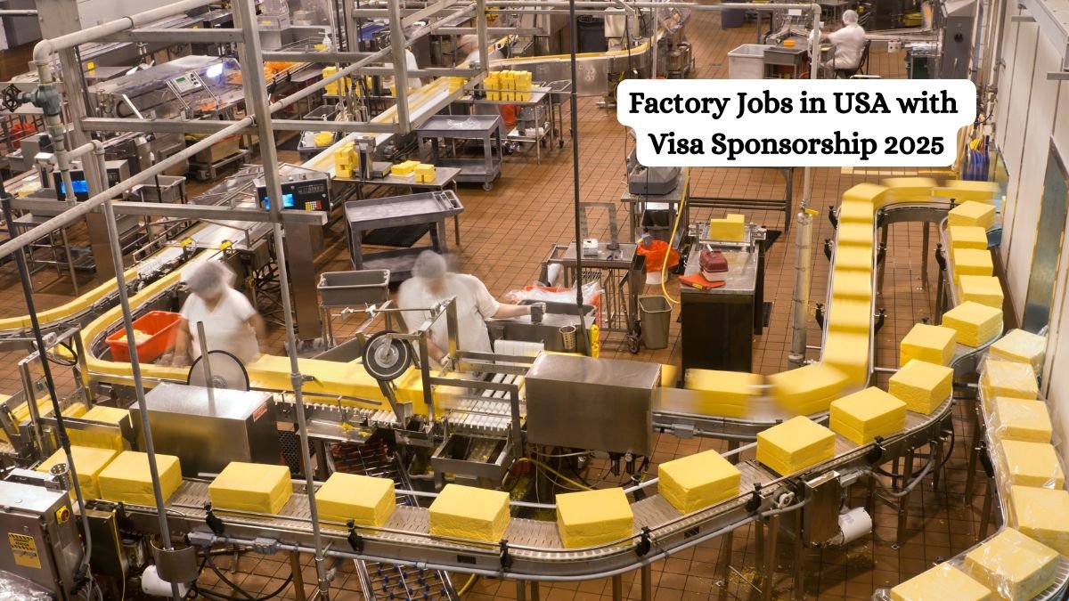 Factory Jobs in USA with Visa Sponsorship 2025