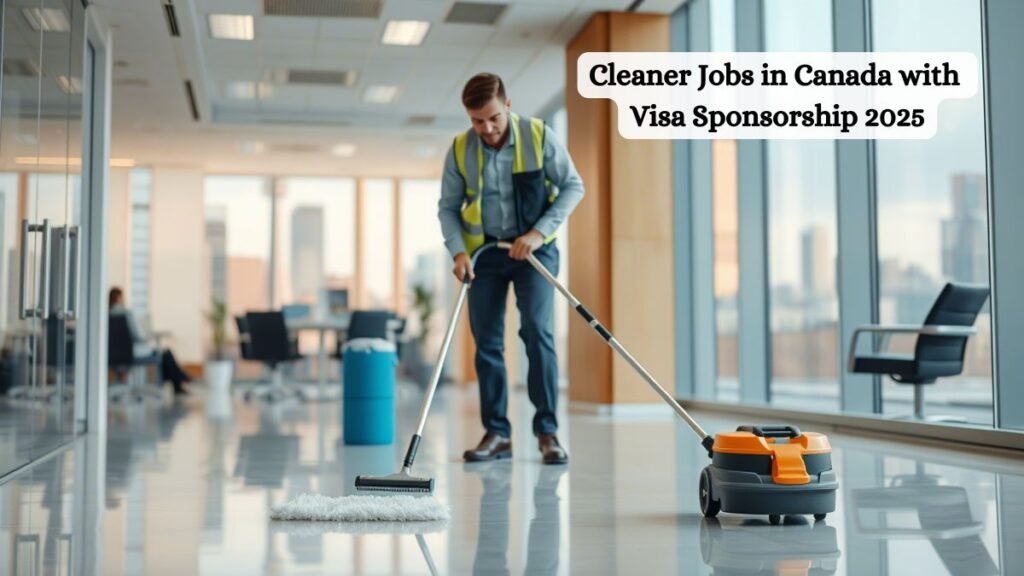 Cleaner Jobs in Canada with Visa Sponsorship 2025