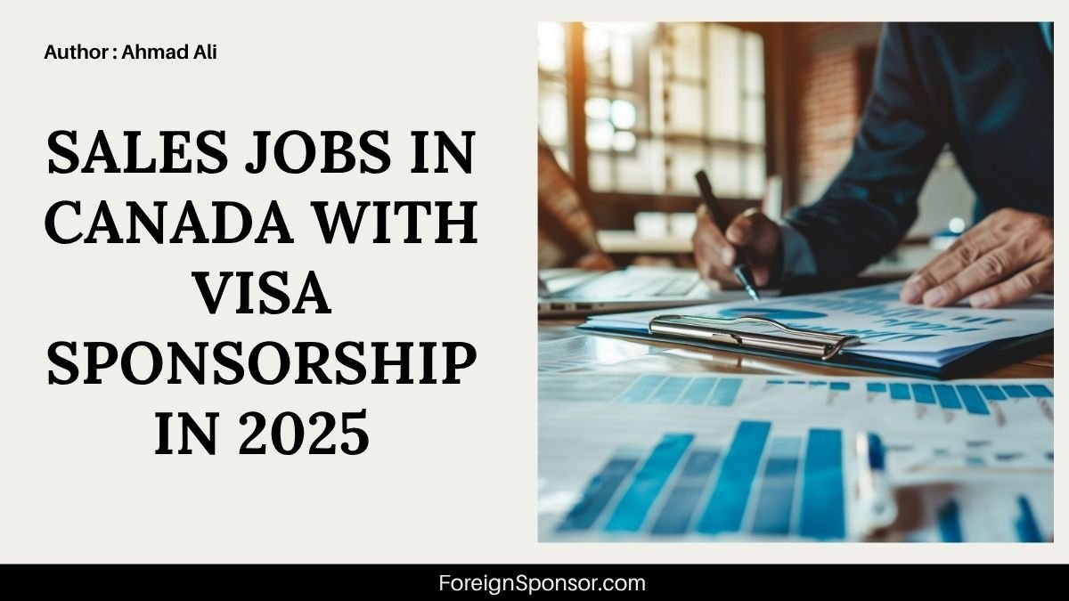 Sales Jobs in Canada With Visa Sponsorship in 2025