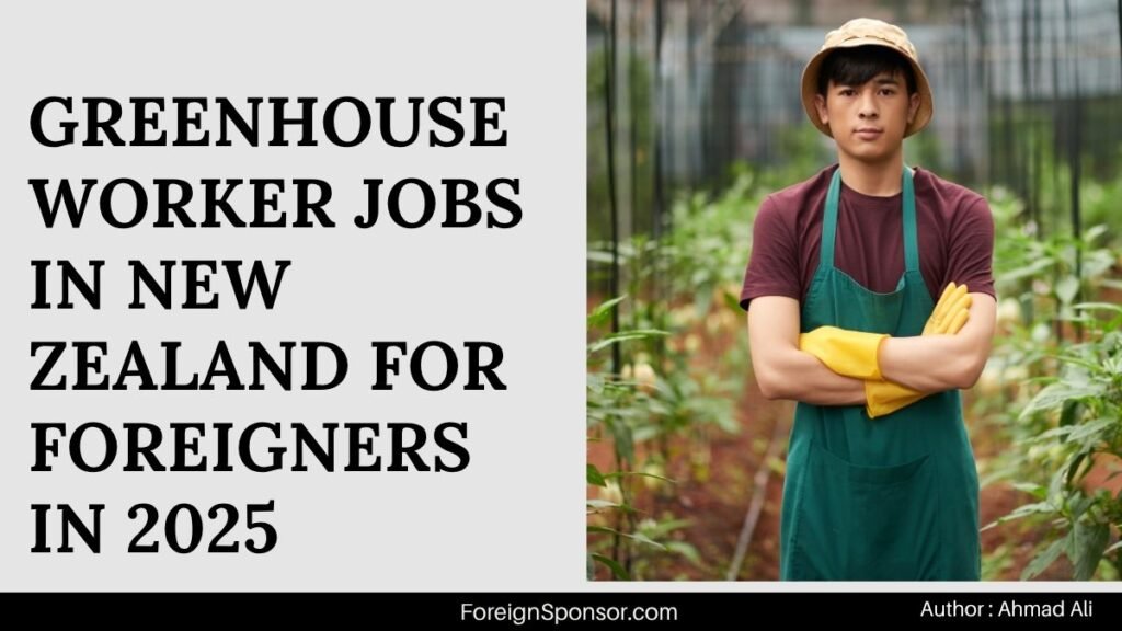 Greenhouse Worker Jobs in New Zealand