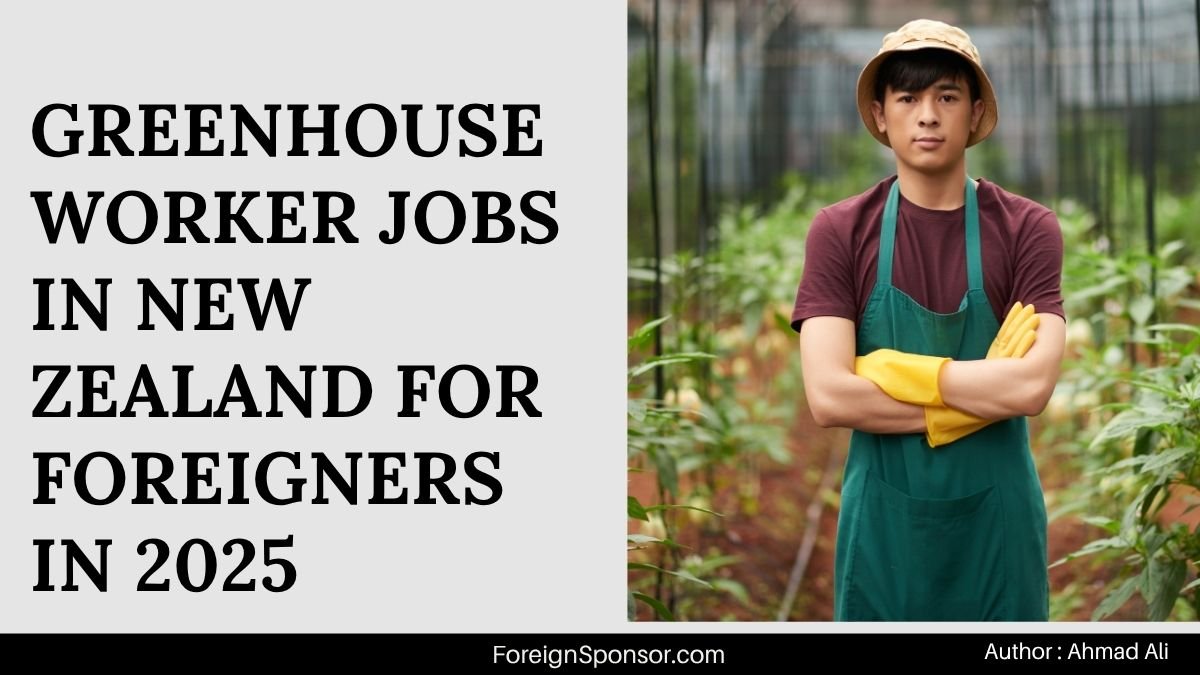 Greenhouse Worker Jobs in New Zealand