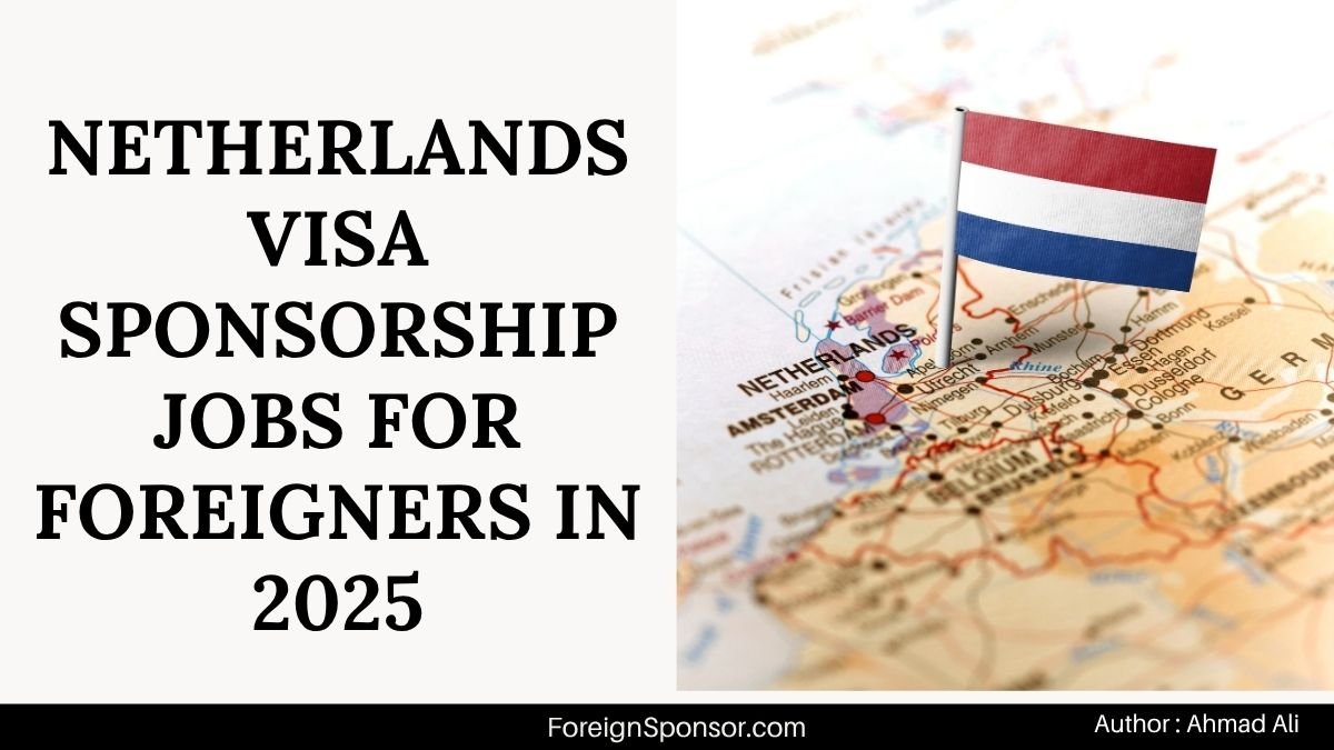 Netherlands Visa Sponsorship Jobs