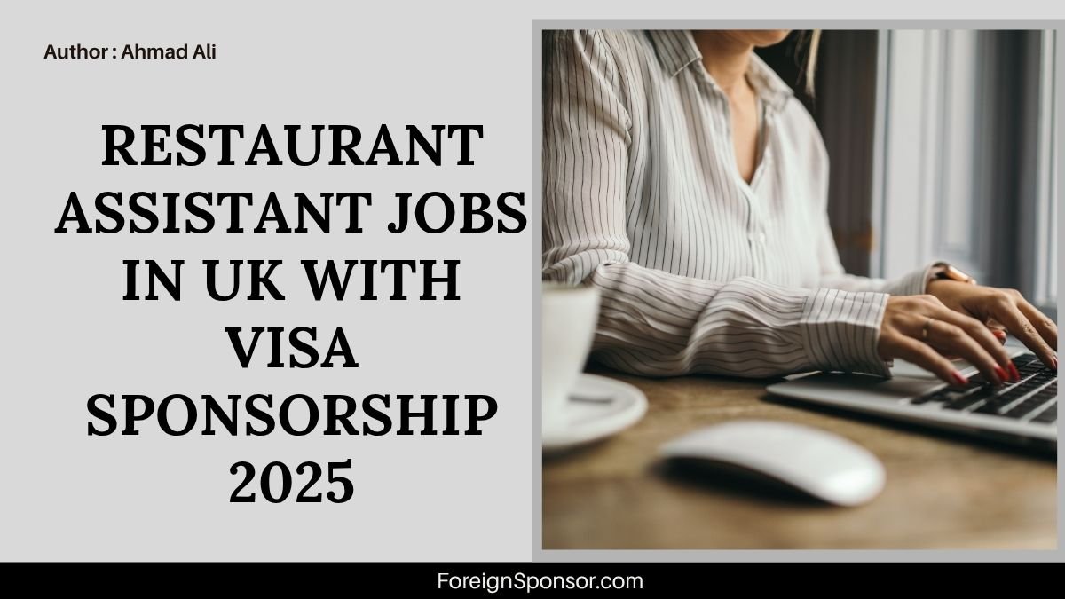 Restaurant Assistant Jobs in UK
