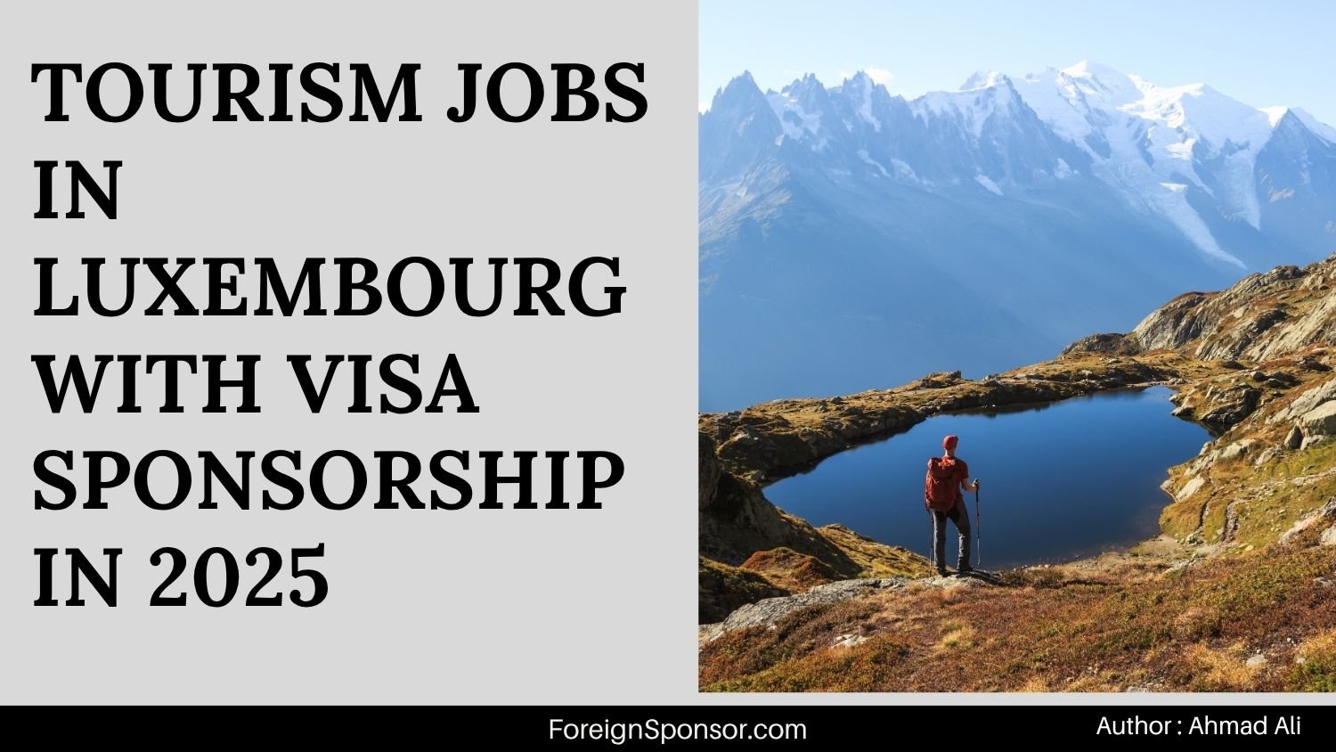 Tourism Jobs in Luxembourg with Visa Sponsorship in 2025