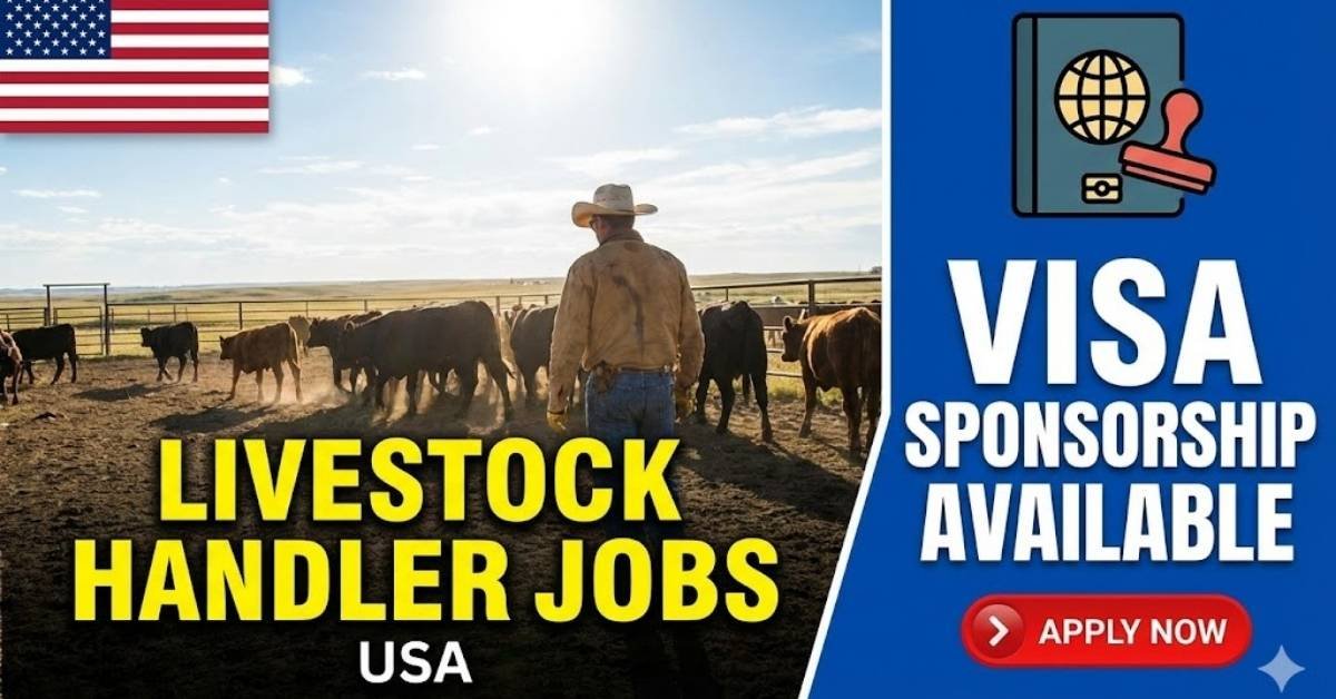 Livestock Handler Jobs in USA with Visa Sponsorship