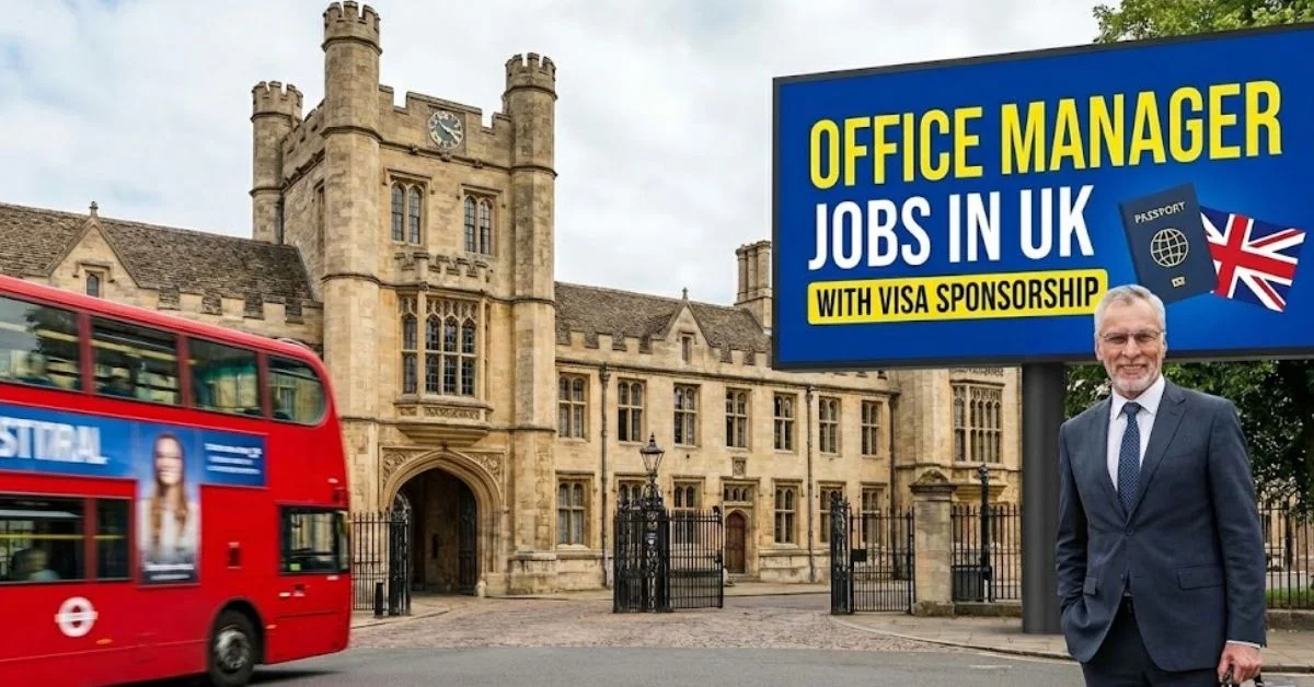 Office Manager Jobs in UK with Visa Sponsorship
