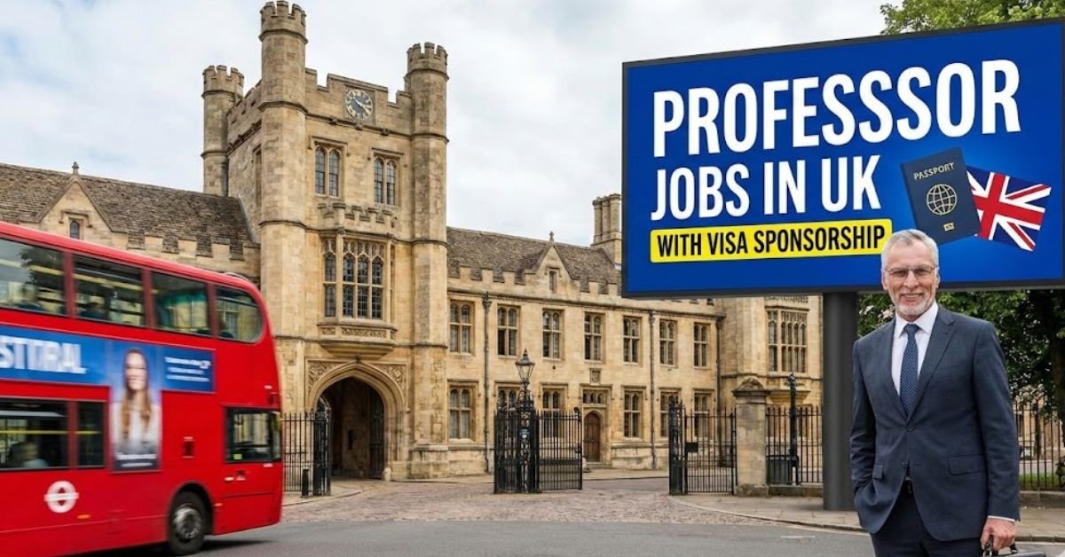 Professor Jobs in UK with Visa Sponsorship