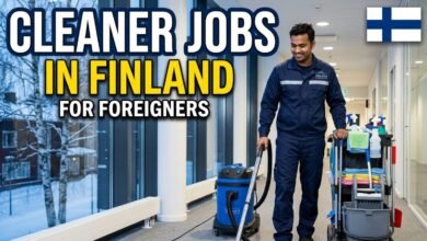 Cleaners Jobs in Finland for Foreigners