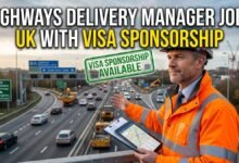 Highways Delivery Manager Jobs in UK with Visa Sponsorship