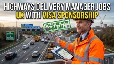 Highways Delivery Manager Jobs in UK with Visa Sponsorship