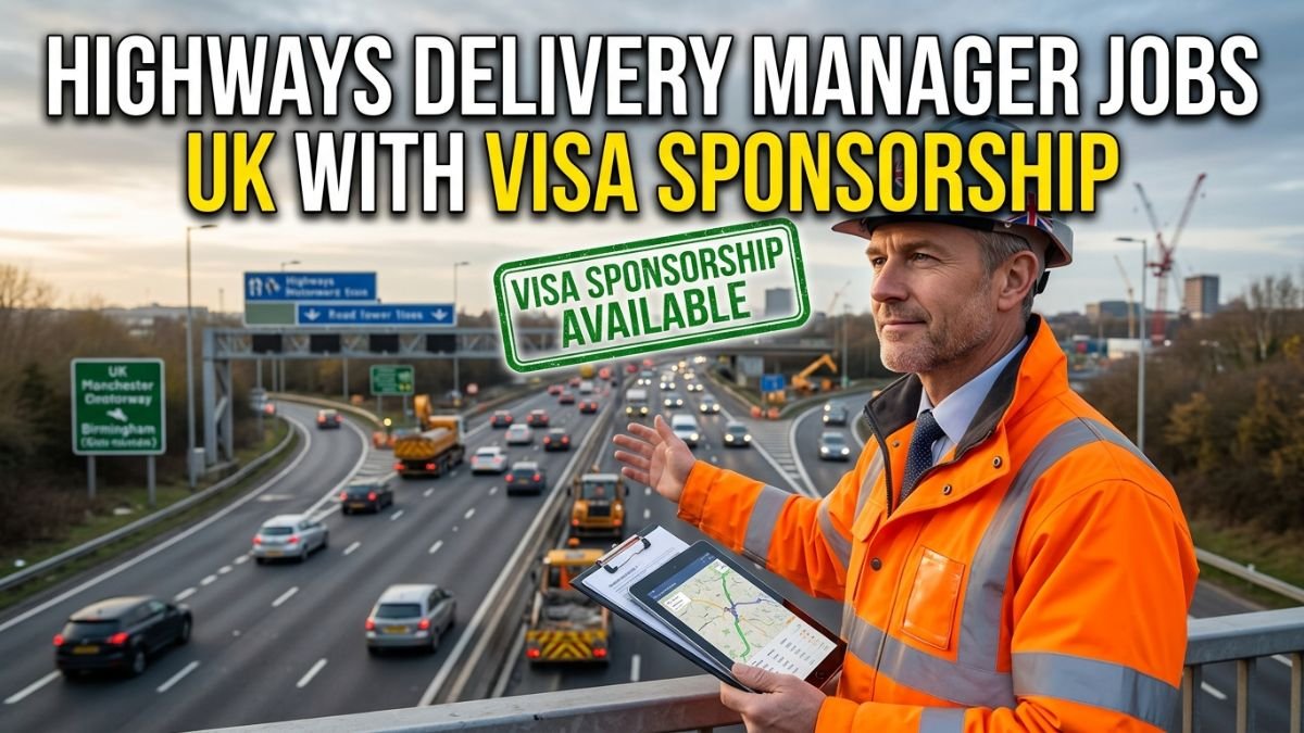 Highways Delivery Manager Jobs in UK with Visa Sponsorship
